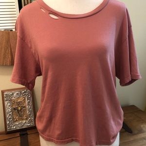 Current Elliot distressed T-shirt